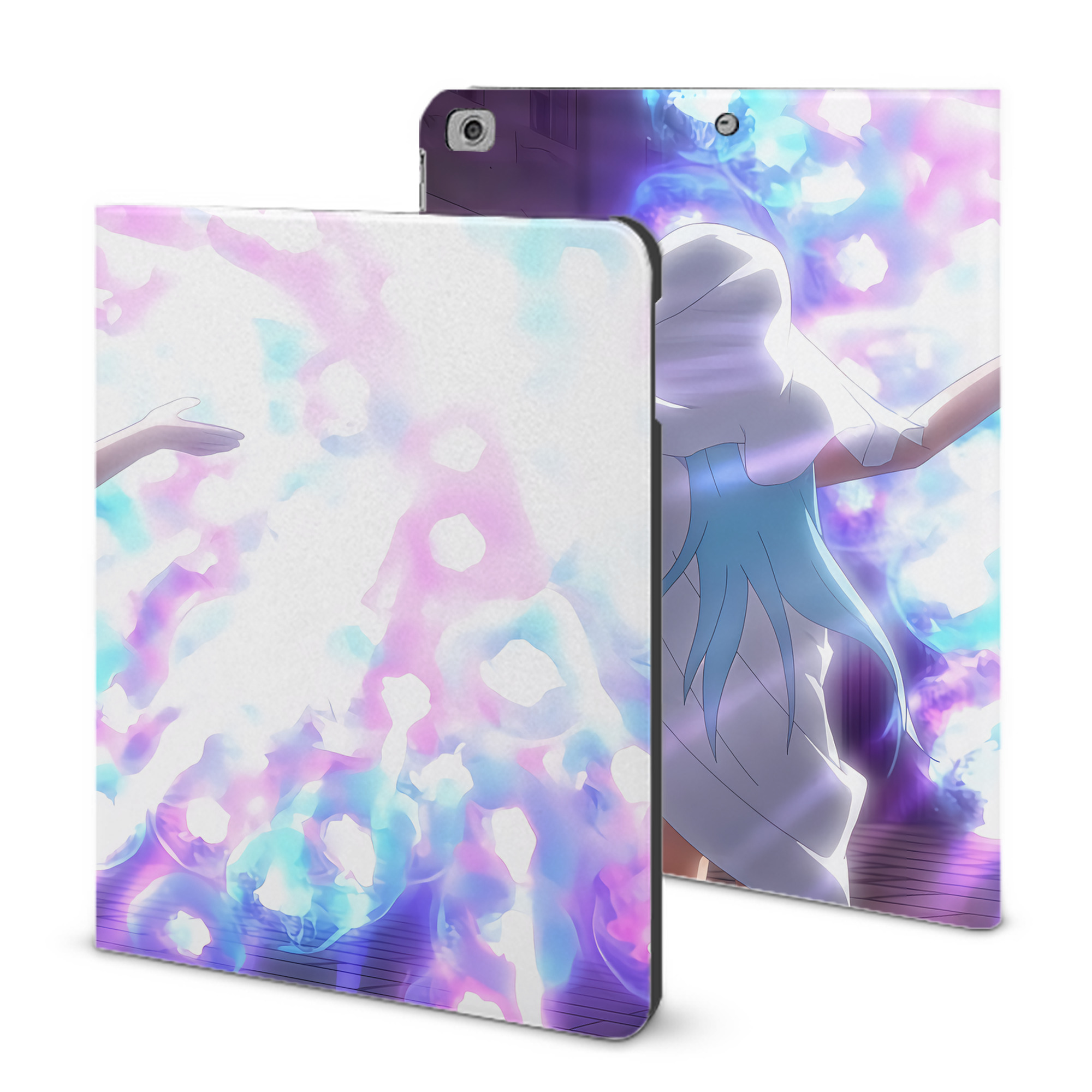 （画像用） 転スラ Regarding Reincarnated to Slime IPad ケース ブック型 PUレザー TPU 耐衝撃 軽量 薄型 ペン収納なし 全面保護 IPad 各モデル対応